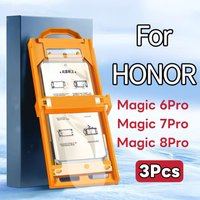 Ceramic Film Screen Protector 3Pcs No Dust For HONOR Magic 8 7 6 Pro 90 100 200 Ultra 400 With Positioning Kit Not Tempered Gl