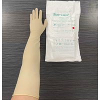 Blue Clean LT5200 (10 pairs) 20 inch cleanroom latex glove ISO class 4 & EU GMP Grade A Compatible for industrial length 50cm