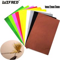 Wifreo 1mm 2mm 3mm Assorted Fly Tying Foam Sheets Paper Grass hopper Ant Caddis Cricket Fly Fishing Material