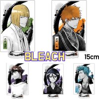 NEW BLEACH Shinigami 15cm Acrylic Stand Key Chain Anime Ichigo Kurosaki Collection Table Decoration Pendant