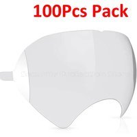 100/50/30/20/10/5Pcs Peel Off Lens Cover Compatible for 3M 6885 6000 6700 6800 6900 Series Respirator Mask Protective Cover