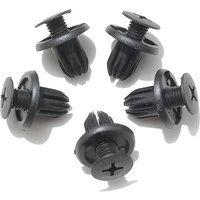 10mm Fenders Bumper Screw Push Type Plastic Rivets Fastener Clips For Toyota Chery Ford Universal Car Plastic Rivets Fastener