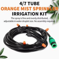 5-30M Automatic Watering Kit Plastic Three-Way Lock Drip Irrigation System Fog Nozzles Leak-proof Micro Irrigation Sprayer Lawn