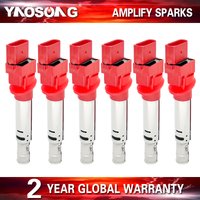 Ignition coil pack for Audi Q7 TT 8N9 8J9 A3 8PA EOS Golf Passat Phaeton Touareg 7LA 7P5 Porsche Cayenne 955 M02 3.2 M55 3.6