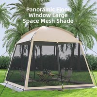 Outdoor Mosquito Net Tent Integrated Sunshade Shelter Rainproof Camping Bug Proof Mesh Canopy Quick Inflatable Foldable Tent