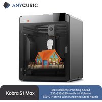 ANYCUBIC Kobra S1 Max 3D-Drucker, maximale Geschwindigkeit 600 mm/s, Bauvolumen 350 x 350 x 350 mm, intelligente Steuerung per App, 3D-Drucker.