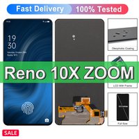 6.6" For Oppo Reno 10x Zoom CPH1919 PCCM00 LCD Display Touch Screen Digitizer Assembly For Reno10X Zoom Screen with Fingerprint