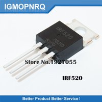 10PCS IRF520 IRF520N TO-220 N-Channel MOSFET New origina