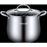 24cm Diameter 304 Stainless Steel Saucepot LFGB Certification Stewpot Ultra Thick Stockpot Integrated Molding Kitchen Boil Pot