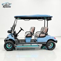 4 Passenger Electric Classic Car / Electric 2 4 Seater Club Buggy with Off-Road Tires and Lithium Battery Electric Golf Cart