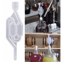 1/5/10PCS S-Shape Airlocks ,Homebrew Bubble Airlock Carboys Stopper & Fermenter Seal Valve with Food Grade Grommets Wine Making