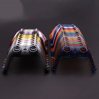 For PS5 V1 V2 V3 Gamepad Handle Shell Cover Camouflage/Clear Matte Controller Joystick Handle Decoration Strip With Pry Bar image 4