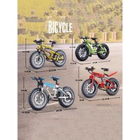 AliExpress NONE Cool Off-Road Bike Building Blocks, Stress Relief Technic Bricks Model, Stable Splicing Mountain Bicycle Assembly Toy for Kids H