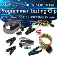 Programmer Testing Clip SOP16 SOP SOIC 16 SOIC16 Pin IC Test Clamp SOP16 to DIP8 Flash Clip for 25 series RT809F TL866CS TL866A