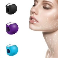 Silicone Jawline Exerciser Ball Premium Silica Gel Jaw Muscle Toner Cheekbone Trainer for Men Women Facial Fitness Gym Equipment