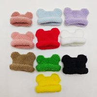 Stretchy Cotton Doll Hat Handmade Cap With Soft Yarn For 10CM Plush Cotton Doll Warm Doll Dressingup Accessories 15UB