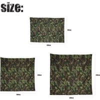 Camouflage Outdoor Portable Lightweight Rainproof Mat RainTent Tarp Shelter