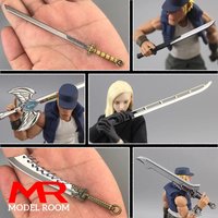 1/12 Scale Soldier Samurai Sword Alloy Sabre Model Toy Scene Accessories Props Fit 6'' Male Female Action Figure Body Dolls