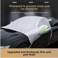 Car Front Windshield Snow Windproof Sunshade Cover For Car SUV Summer/Winter Quality Ultra Thick Protective Windscreen Cover