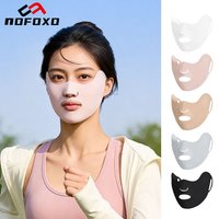 NOFOXO Summer Women UPF50+Sun Protection Face Mask Breathable Washable Face Cover Anti-UV Outdoor Daily Activities Running