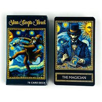 Van Gogh Tarot Cards A 78 Cards Deck English Version Fortune Telling Divination Board Game For Family Party, Meditation & Gifts