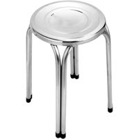Stacking Stool Stainless Steel Easy Clean Commercial Furniture Stools Round Metal Stool for Dining Room Classroom Garden Office