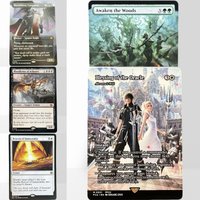 HOLO39-1-A-B TCG magical proxy Awaken the Woods Barrowgoyf Blessing of the Oracle Bloom Tender SPG German Black Core