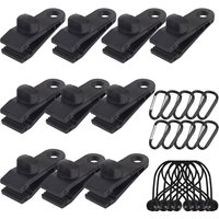 5or40 Pcs Tent Clip, Canopy Awning Clip, Tarpaulin Rope Clip, High Strength Tension Fastening, Suitable for Outdoor Camping