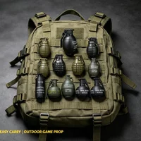 M67 Smoke Grenade Toy Model Water Burst 10 Styles Novelty Game Prop for Outdoor Play Action Toy