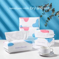 60PCS Cotton Handkerchief Towels For Women Disposable Face Towel 100% Cotton Makeup Remover Wipes Dry Wet Skincare BBQOutdoor