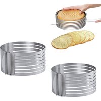 DIY Adjustable Cake Cutter Slicer Mold Bakeware Cutter Cake Slicer Ring Baking Cake Tool Kitchen Baking Accessories