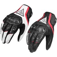 Gants de course de moto en cuir pour hommes, gants de protection, respirant, moto, motocross, cyclisme, été