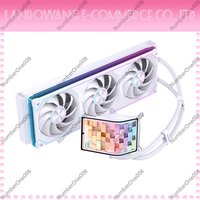 360mm All-in-One Liquid CPU Cooler, PC Case with 6.67'' Curved AMOLED Display for Gaming Computer