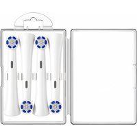 Toothbrush Head Storage Box Replacement Brush Heads Travel Case Compatible with Oral B, iO and Philips Electric Toothbrush Head