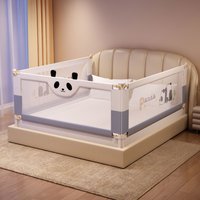 150cm Baby Safety Bed Rails Barrier Children Playpen Bed Guard Bedroom Protector Kid Sleeping Rail Protective Adjustable Fence