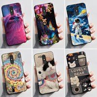 Casing For LG Q7 Plus Q7+ Q7a LM-Q610 Q725L Q725K Q725S Soft Case Aesthetic Cute Cat Cartoon Phone Back Cover Shockproof Bumper