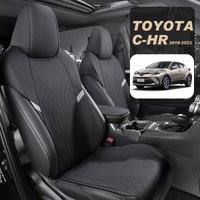 Custom Fit Car Accessories Suede Saddle Seat Cushion Pad Half Covered For Toyota CHR 2019 to 2023
