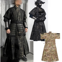 Tactical Armored Skirt Half sleeved robe Long Coat Men'S And Women'S Outdoor Hunting Airsoft Shooting CS War Game Windbreaker