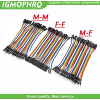 40/120pcs 40PIN 10CM Dupont Line Male to Male + Female and Female to Female Jumper Dupont Wire Cable For Arduino DIY KIT