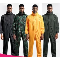 Raincoat /Conjoined Men Raincoat/overalls Men and Women Fission Rain Suit Rain Coat Hooded Womens Raincoat
