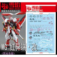 Model Decals Water Slide Decals Tool For 1/100 MG Astray Red Frame Fluorescent Sticker Models Toys Accessories