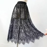 Summer Half Slips for Wome High Waist Lace Basic Skirt Underdress Loose Half Slips Underdress Underskirt Petticoat Ladies Slips
