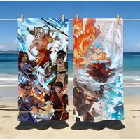 Cartoon A-Avatar T-The L-Last A-Airbender Towel Beach Blanket Towel For Travel Gym Shower Luxury Lightweight Camping Pool hot