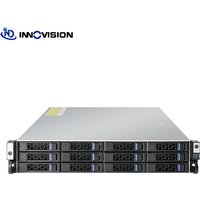 New 19inch 2U 12 HDD 12bays Hotswap Server Case With 12G MINI SAS HD Backplane With 2xSFF8654 NVME and 3xSFF8643 12GB Interface