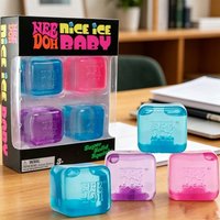 2026 NeeDoh Nice Cube Sensory Toy, Soft Stress Relieving Squeeze Block, Pinch Fidget Toy for Kids Souvenir Gift