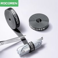 Rocoren Cable Organizer USB Cable Management Wire Winder Charger Protector For Phone Mouse Earphone Cable Holder Cord Protection