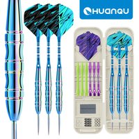 Professional 3-Piece Stainless Steel Dart Set (Including Colorful Dart Barrels and Free Accessories), Suitable for Daily Practice, Competitive Games, Christmas Gifts, and Halloween Party