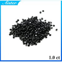 Natural Black Color Moissanite Loose Stones Small Sizes from 0.7mm to 2.9mm (1.0ct / Pack)