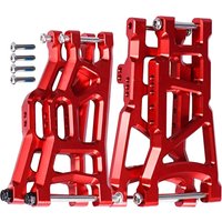 New Front & Rear Aluminum Suspension Control A Arms w/Tie Bar for Traxxas 1/10 Slash 2WD Upgrade Parts