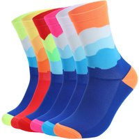 AliExpress bmambas 2022 Six Colour Professional Brand Sport Socks Breathable Road Bicycle Socks Outdoor Sports Racing Cycling Socks